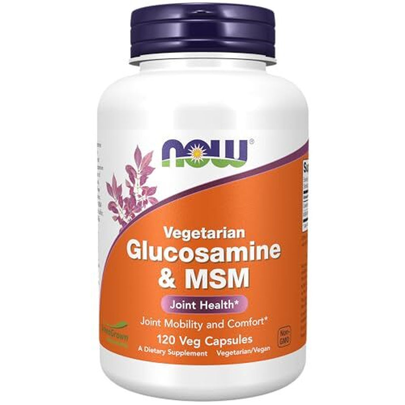 NOW FOODS Glucosamine & MSM Vegetarian 120 Veg Capsules