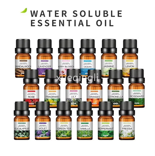 1Pc Water Soluble Aromatherapy Essential Oil 10Ml Perfume Oils Humidifier Essential Oill LAVENDER ROSE CHERRY Reed Diffuser Oils