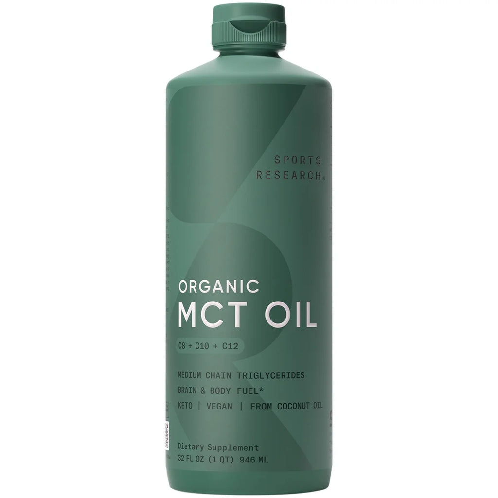 ® 100% Keto MCT Oil from Organic Coconuts - Triple Ingredient C8, C10, C12 Mcts (32Oz)