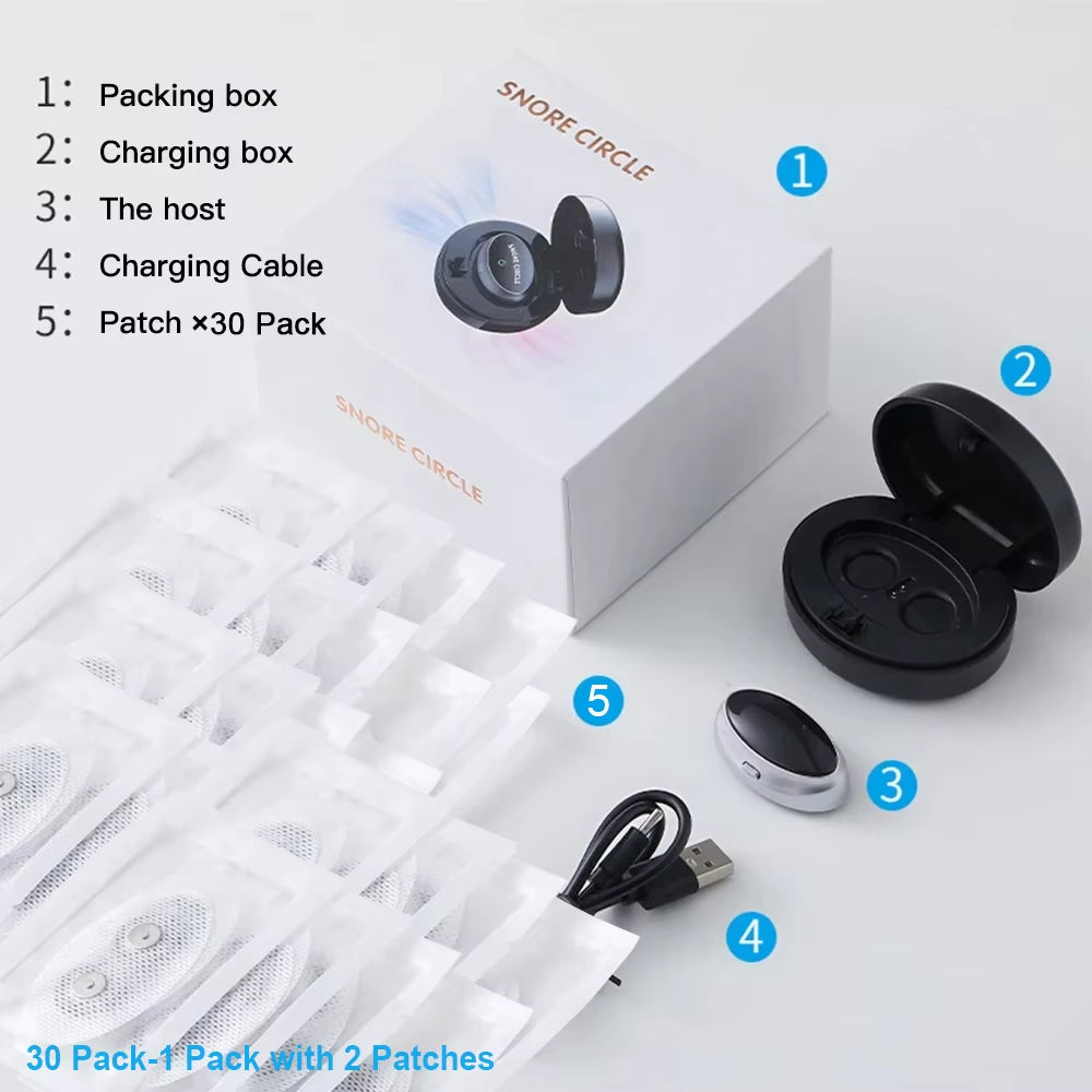 Smart Anti-Snoring Device Breathing Corrector Electric anti Snoring Sleep Pro Smart EMS anti Snoring Device