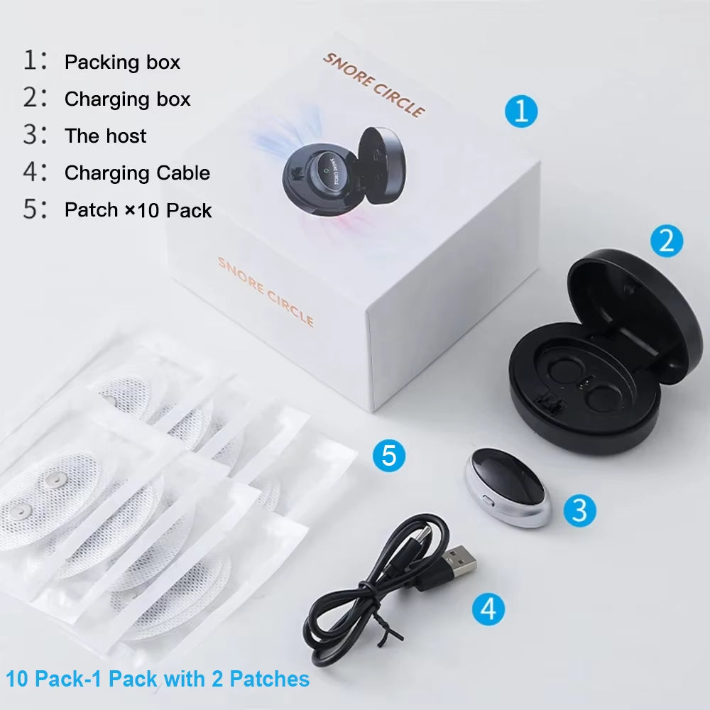 Smart Anti-Snoring Device Breathing Corrector Electric anti Snoring Sleep Pro Smart EMS anti Snoring Device