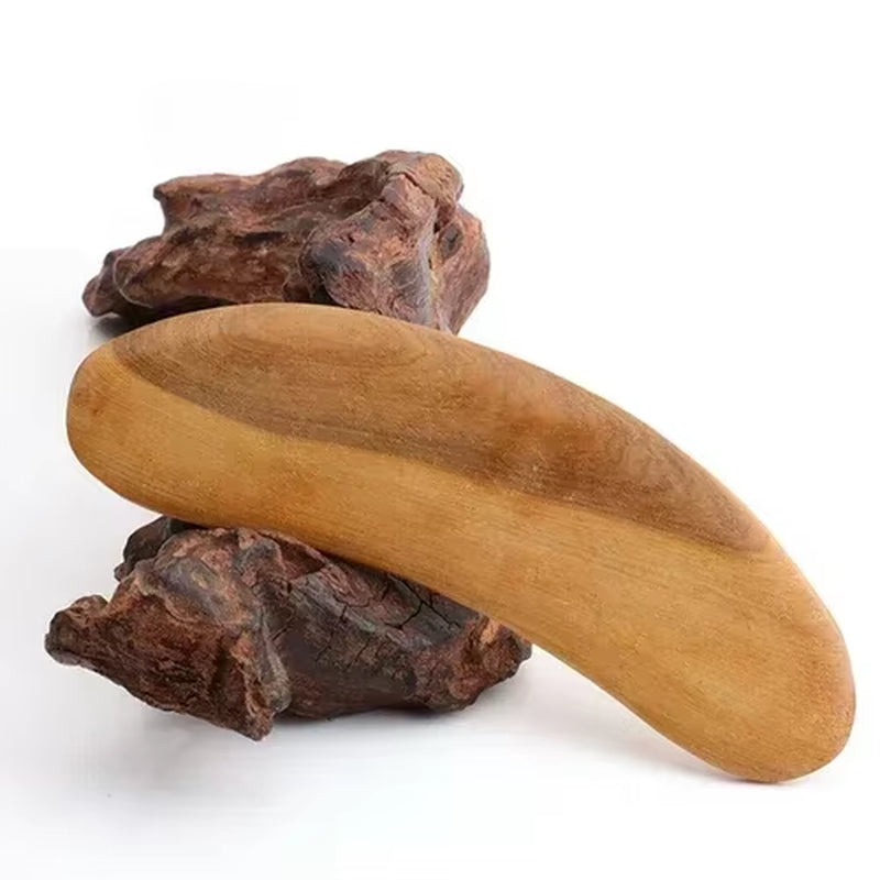 Carbonized Wood Gua Sha Tools anti Cellulite Massage Tool Wood Lymphatic Drainage Paddle Gua Sha Massage Tissue Gua Sha Board