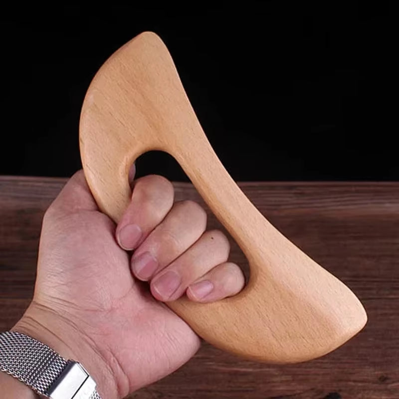 Carbonized Wood Gua Sha Tools anti Cellulite Massage Tool Wood Lymphatic Drainage Paddle Gua Sha Massage Tissue Gua Sha Board