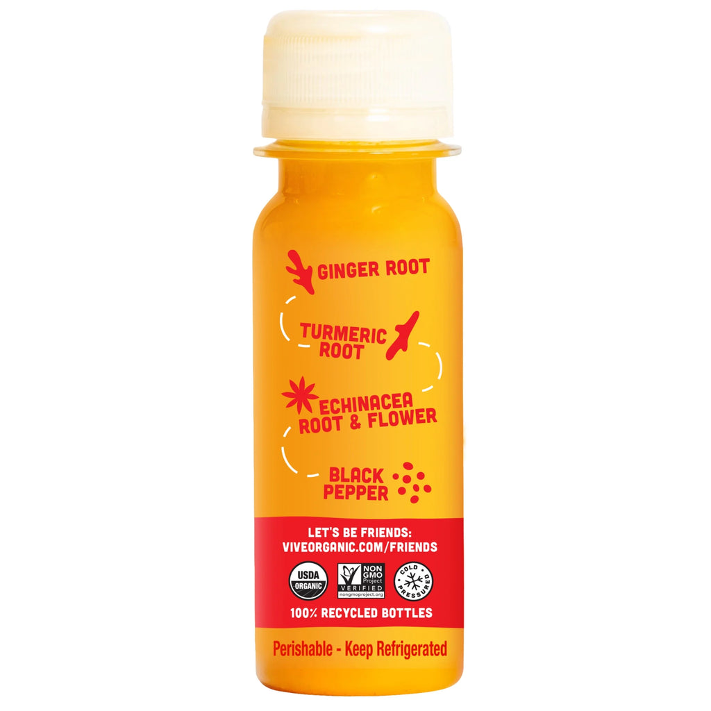 (2 Pack)  Immunity Boost Shot, Original Ginger and Turmeric Wellness Shot, 2 Fl Oz Bottle