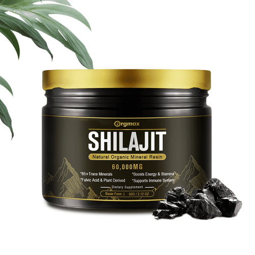 60,000MG Original Siberian Pure Shilajit, Support Metabolism & Immune System - 100 Serving / 60G