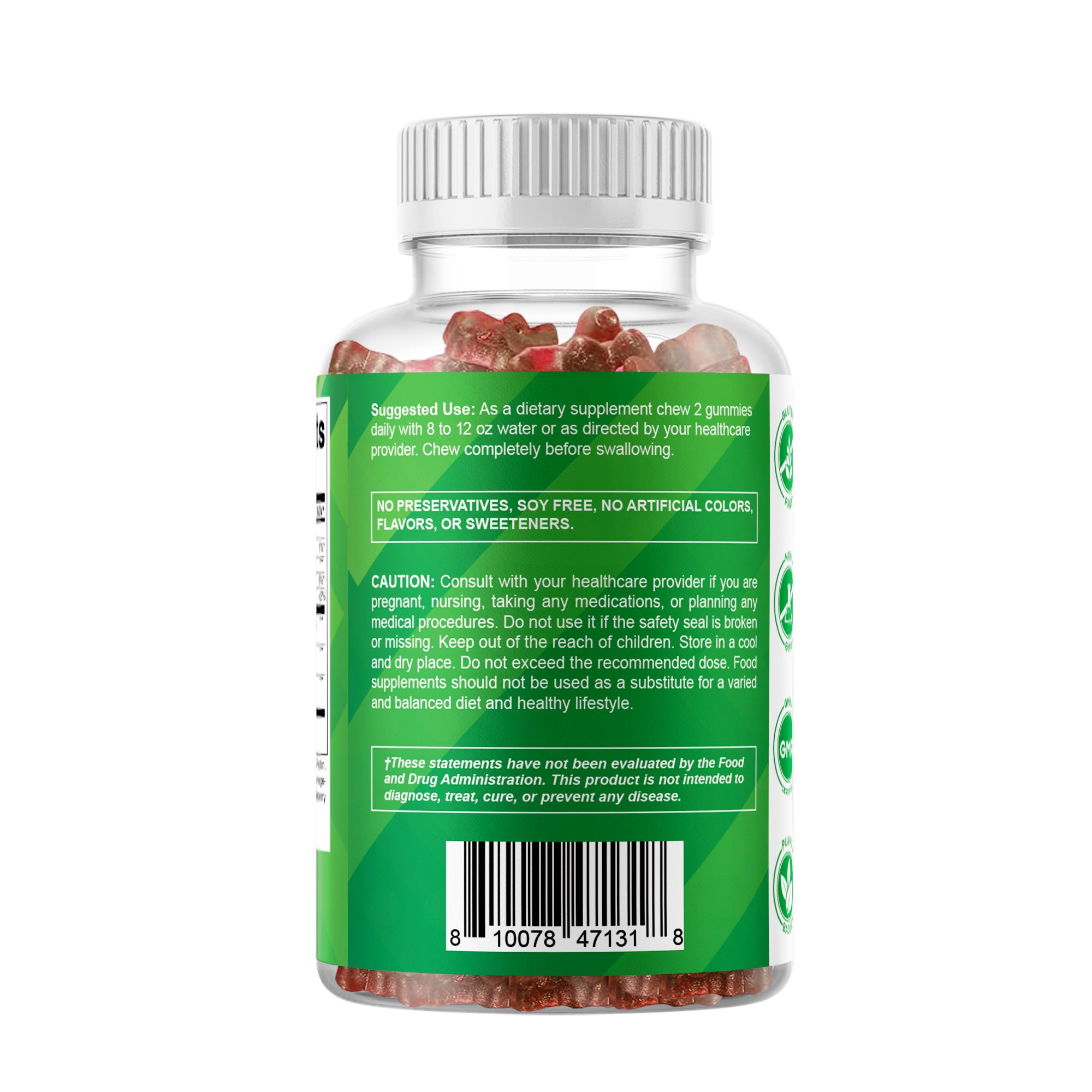 Irish Sea Moss Gummies - 3000 Mg - 60 Vegan Gummies - Made with Bladderwrack & Burdock Root - Seamoss Supplement for Thyroid, Energy, Immune Support