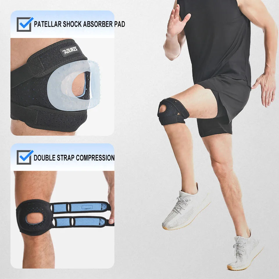 1PCS Patella Knee Brace Patellar Tendon Support Strap with Gel Pad - Knee Pain,Arthritis,Tendonitis,Knee Stabilizer
