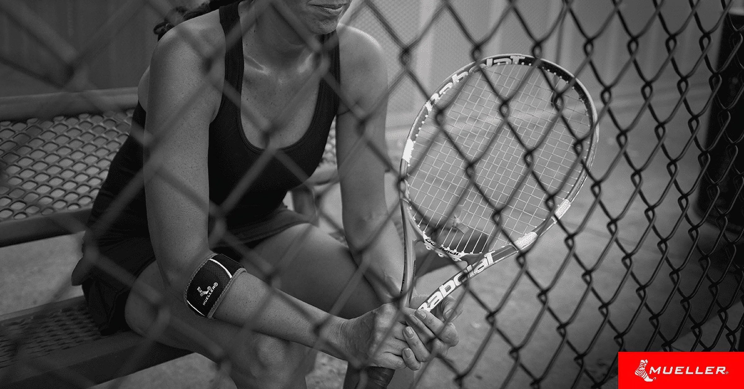 Hg80 Premium Tennis Elbow Brace, Black/Gray, Large/Extra Large