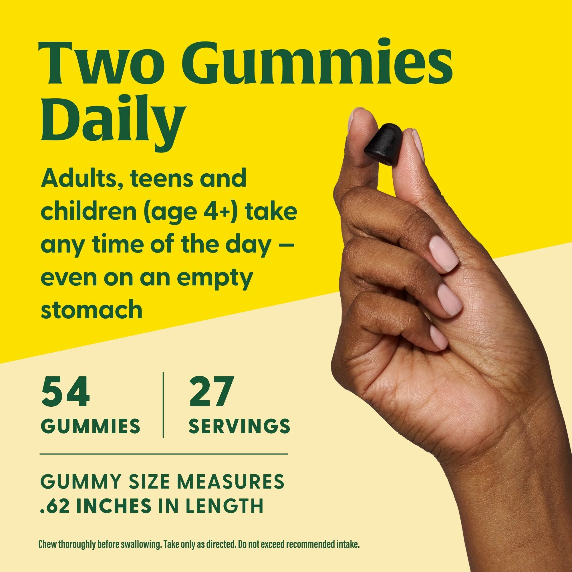 Elderberry Immune Support Gummies - Vegan, Organic, Gluten-Free - 27 Servings