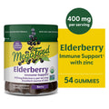 Elderberry Immune Support Gummies - Vegan, Organic, Gluten-Free - 27 Servings
