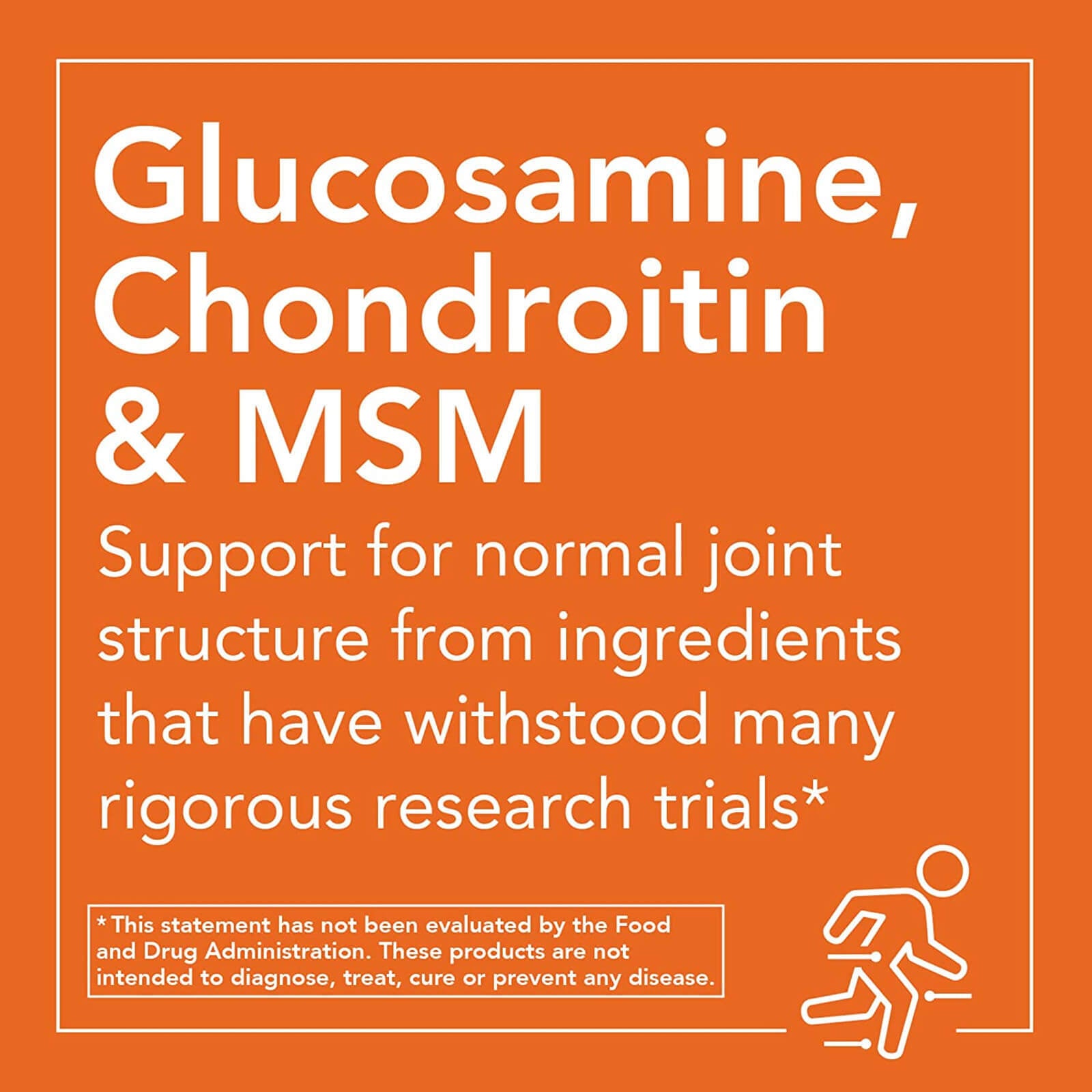 NOW FOODS Glucosamine & MSM Vegetarian 240 Veg Capsules
