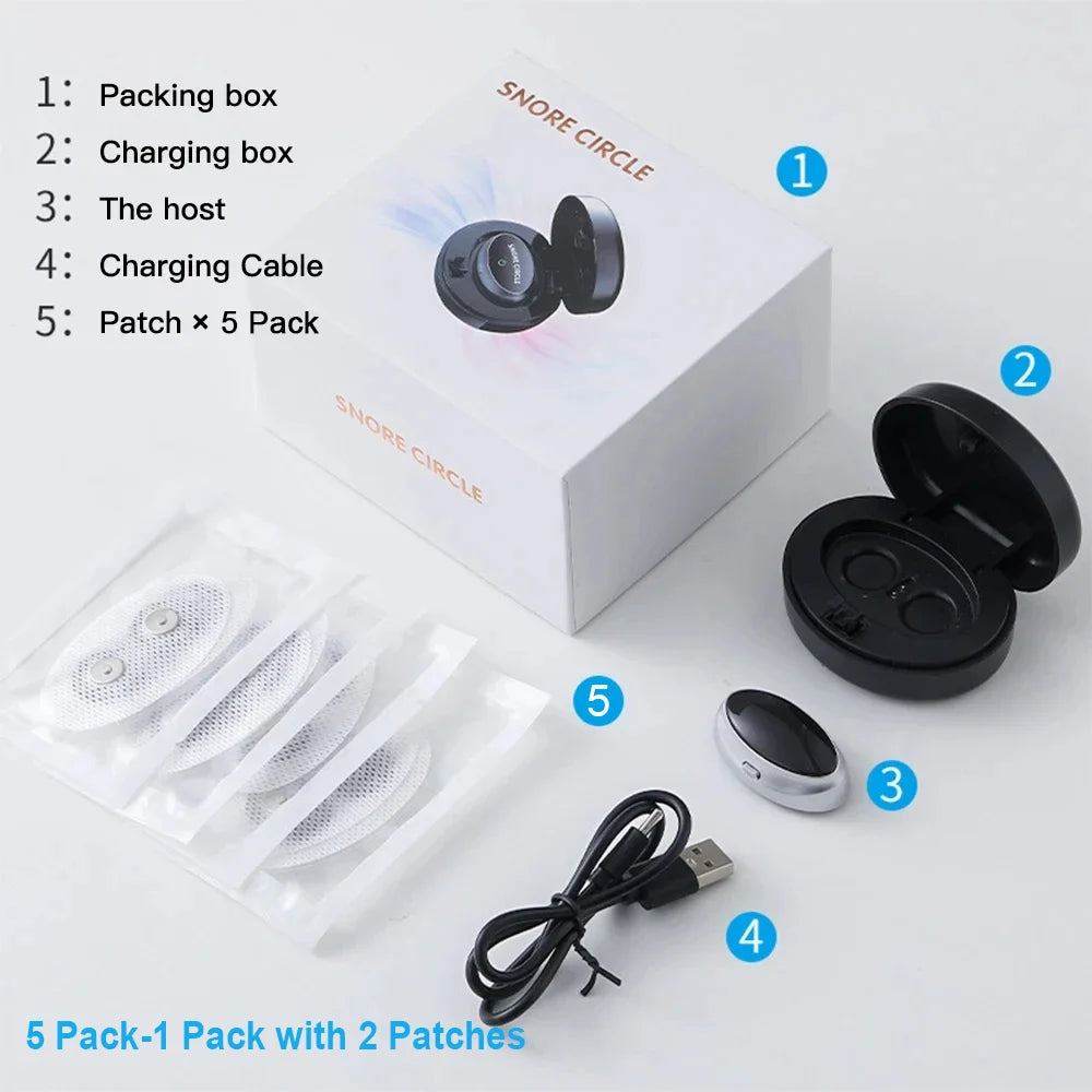 Smart Anti-Snoring Device Breathing Corrector Electric anti Snoring Sleep Pro Smart EMS anti Snoring Device