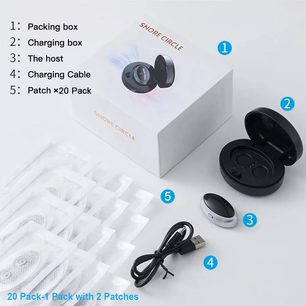 Smart Anti-Snoring Device Breathing Corrector Electric anti Snoring Sleep Pro Smart EMS anti Snoring Device