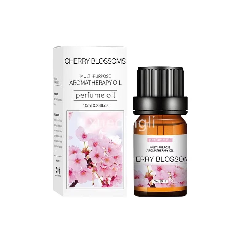 1Pc Water Soluble Aromatherapy Essential Oil 10Ml Perfume Oils Humidifier Essential Oill LAVENDER ROSE CHERRY Reed Diffuser Oils