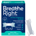 Extra Strength Nasal Strips, Clear, for Sensitive Skin, 26 Count