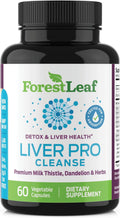 Liver Detox Cleanse & Repair Supplement with Milk Thistle and Dandelion Root Extract, 60 Vegetable Capsules