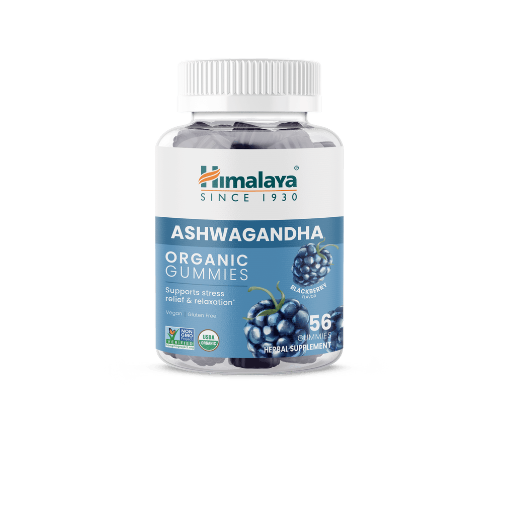 Ashwagandha Organic Gummies, KSM-66, for Stress Relief, Energy & Relaxation, 56 Gummies