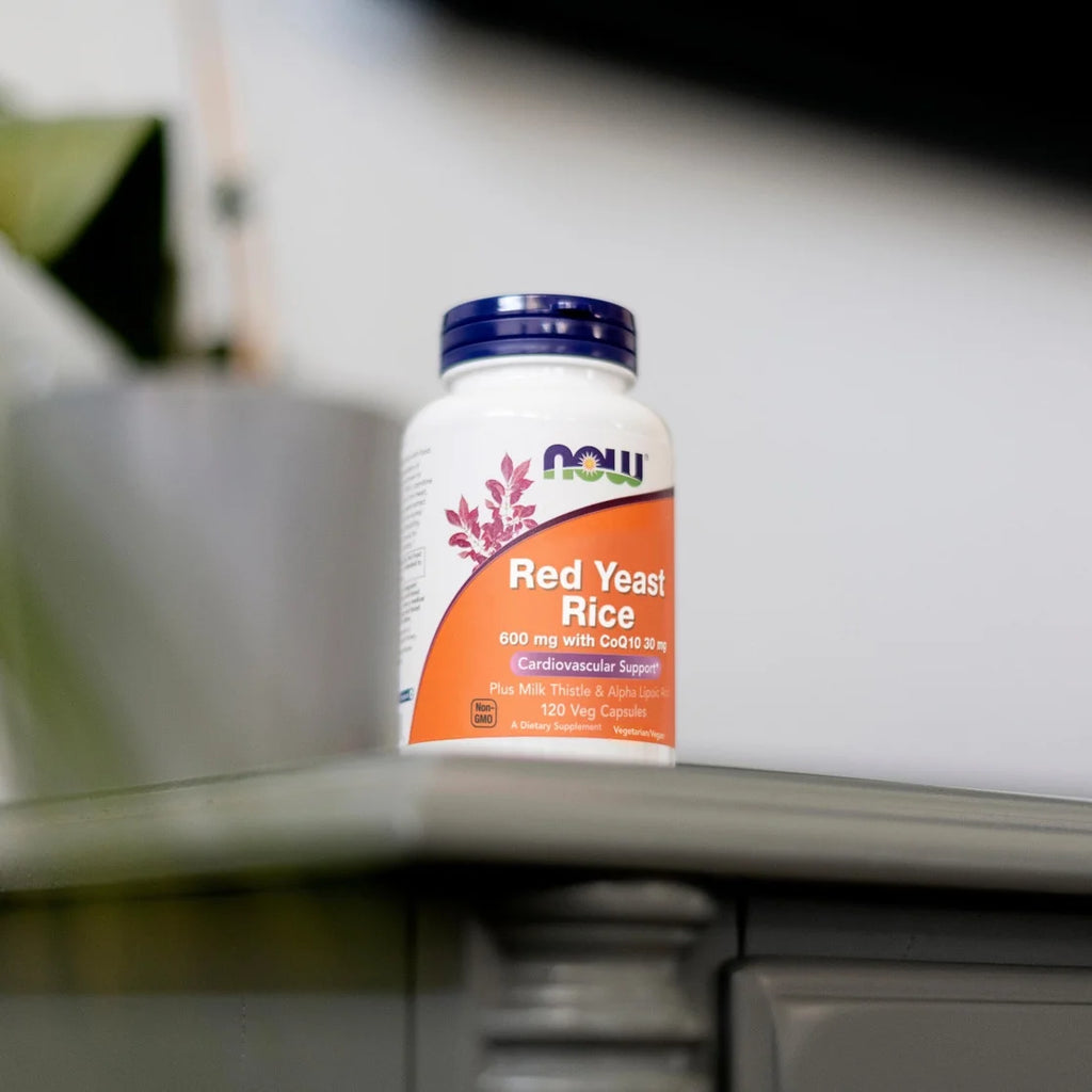 Supplements, Red Yeast Rice with Coq10, plus Milk Thistle & Alpha Lipoic Acid, 120 Veg Capsules