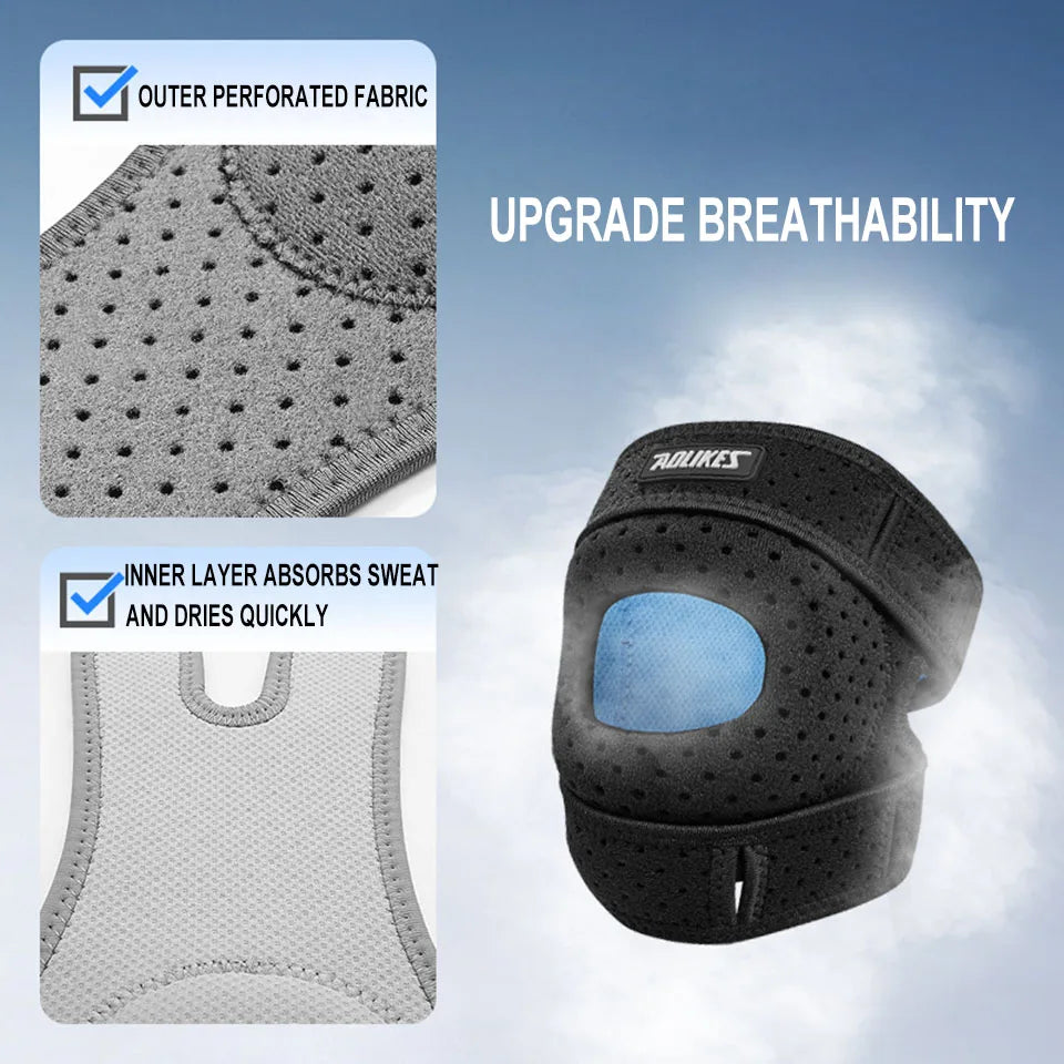 1PCS Patella Knee Brace Patellar Tendon Support Strap with Gel Pad - Knee Pain,Arthritis,Tendonitis,Knee Stabilizer