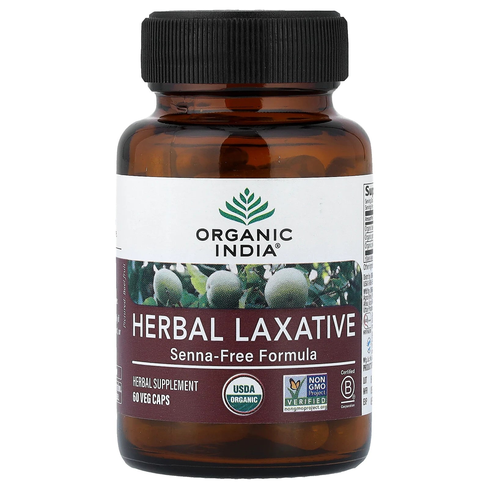 Herbal Laxative, Senna-Free Formula, 60 Veg Caps