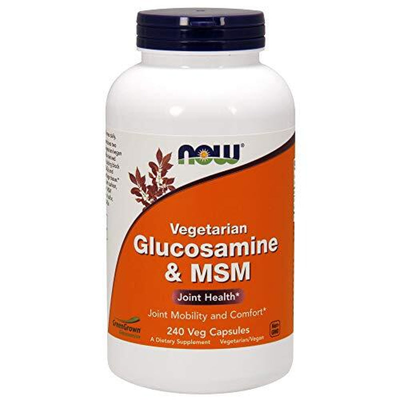 NOW FOODS Glucosamine & MSM Vegetarian 240 Veg Capsules
