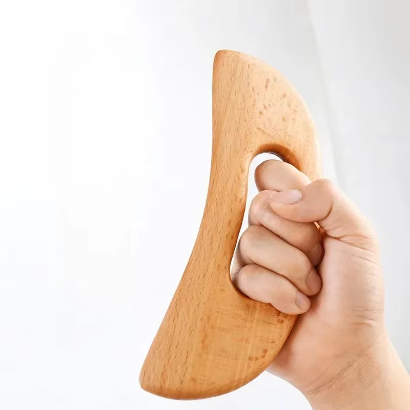 Carbonized Wood Gua Sha Tools anti Cellulite Massage Tool Wood Lymphatic Drainage Paddle Gua Sha Massage Tissue Gua Sha Board