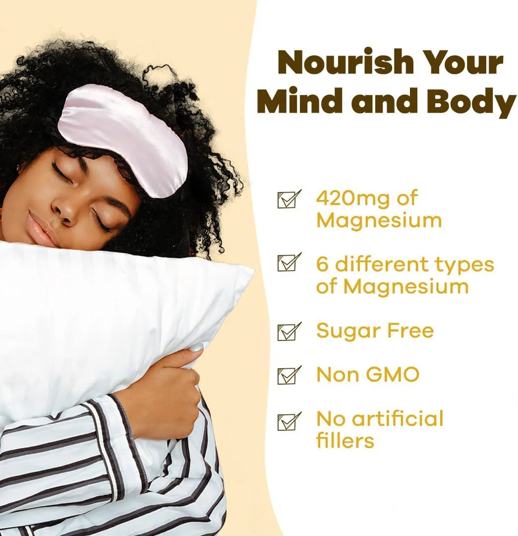 Magnesium Complex Powder with Magnesium Glycinate & Citrate, Honey Citrus Flavor, 60 Servings