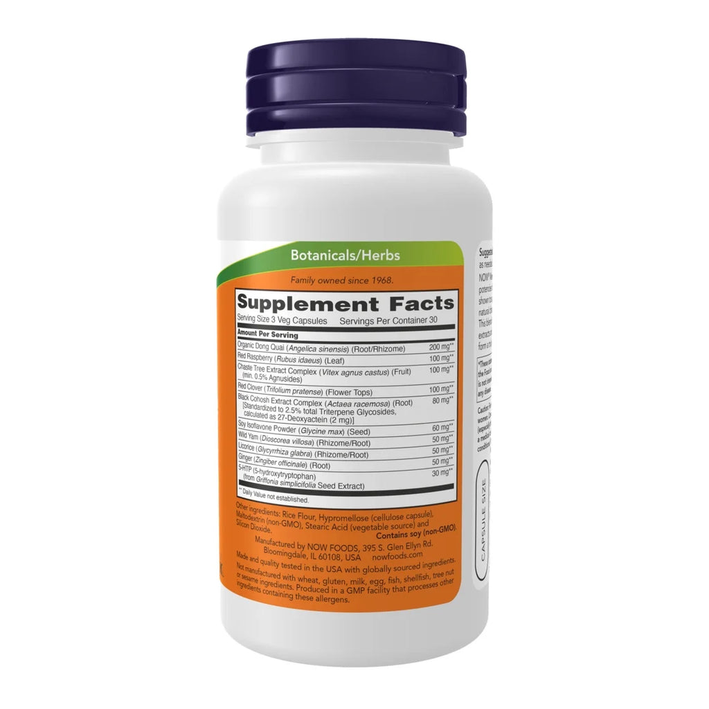 Supplements, Menopause Support, Blend Includes Standardized Herbal Extracts and Other Nutrients, 90 Veg Capsules