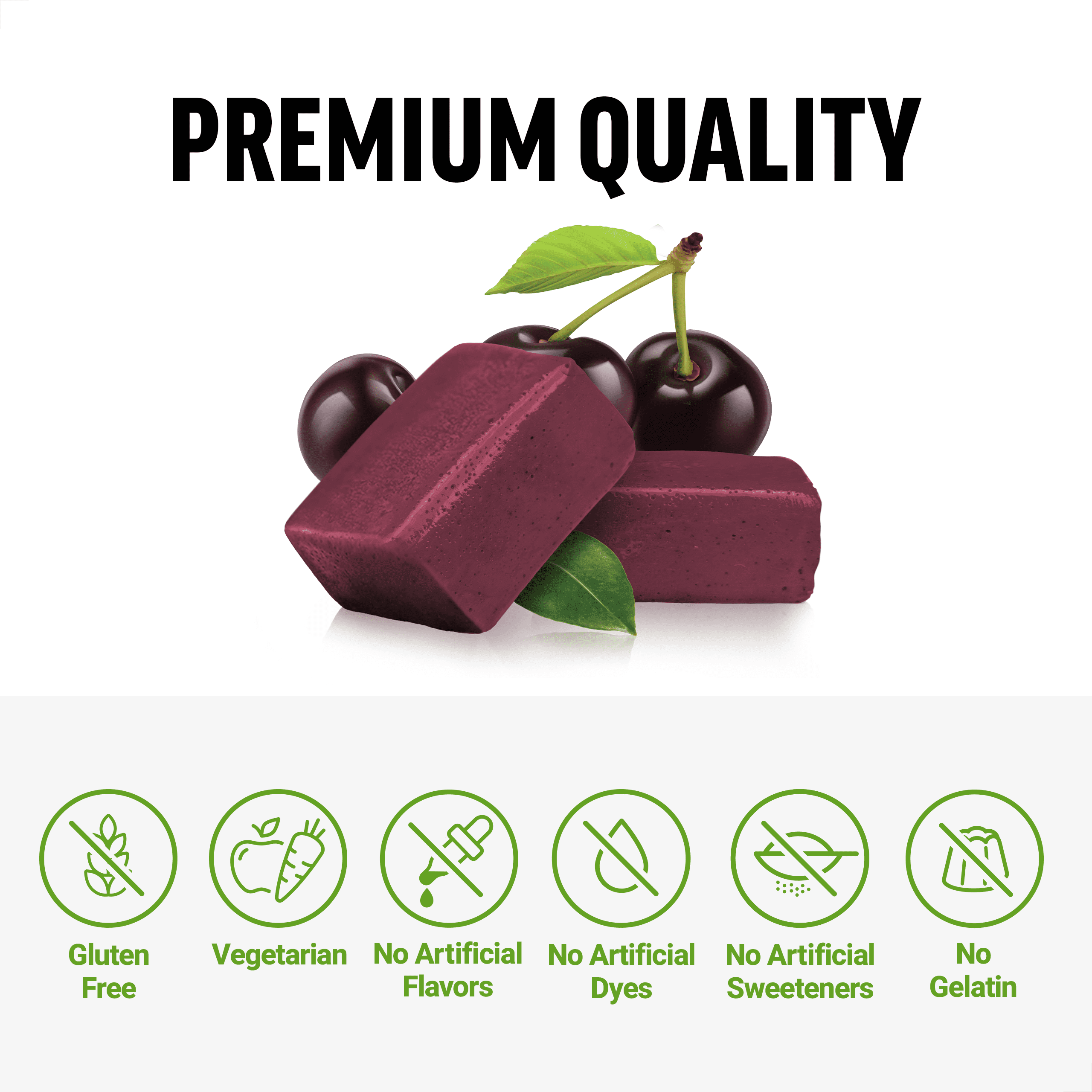Perfect Maca, Black & Yellow Maca Root Supplement with DIM & Saffron for Mood, Hormone, & Energy Support, Dark Cherry, 60 Soft Chews