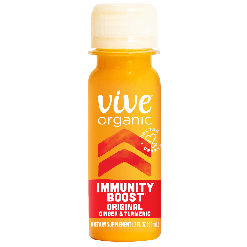 (2 Pack)  Immunity Boost Shot, Original Ginger and Turmeric Wellness Shot, 2 Fl Oz Bottle