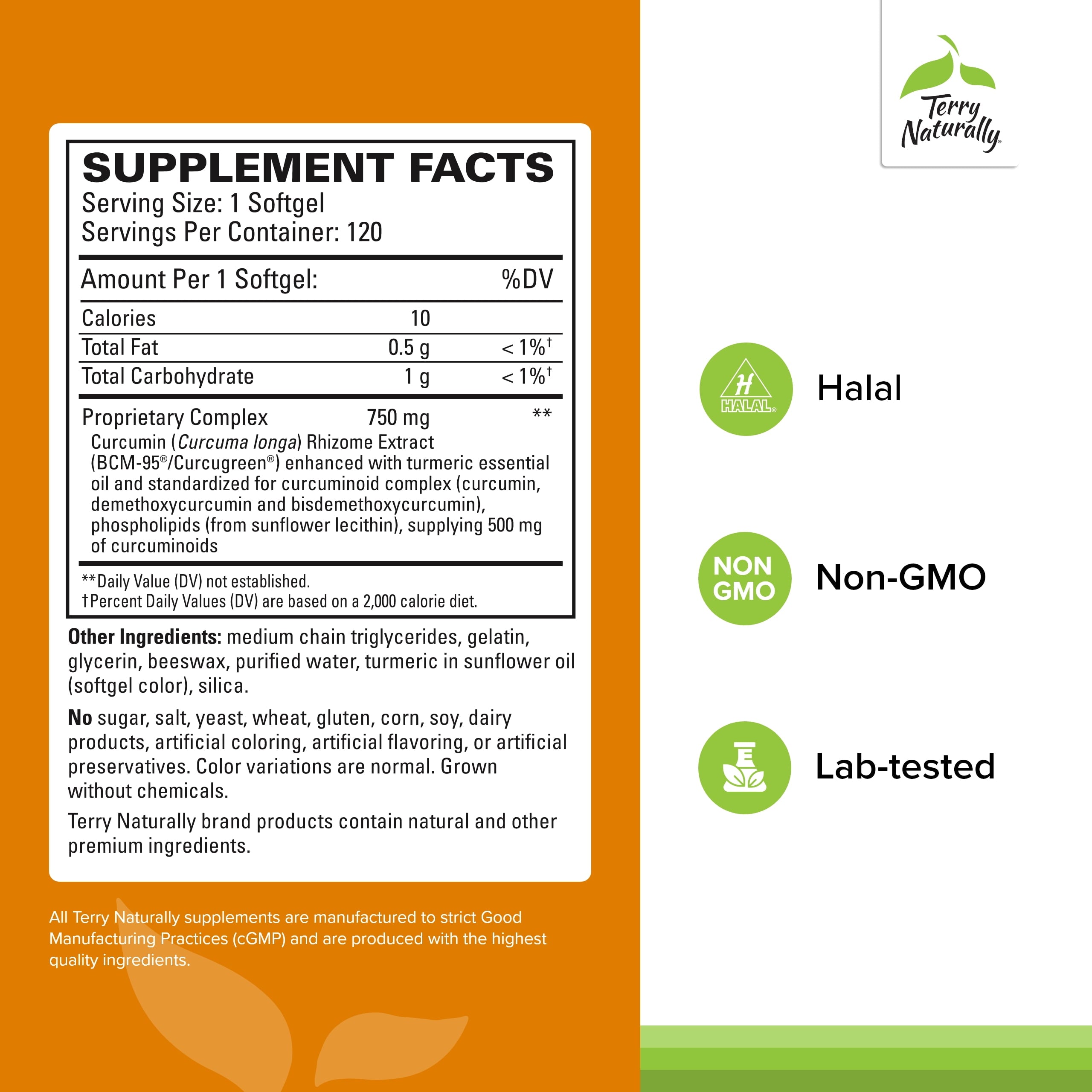 Europharma -  Curamed with BCM-95 750 Mg. - 120 Softgels