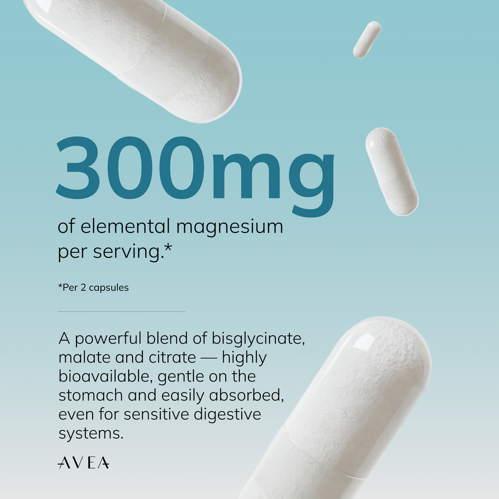 Unlock Your Vitality with AVEA Magnesium Complex - 300 mg of Essential Magnesium for Optimal Health