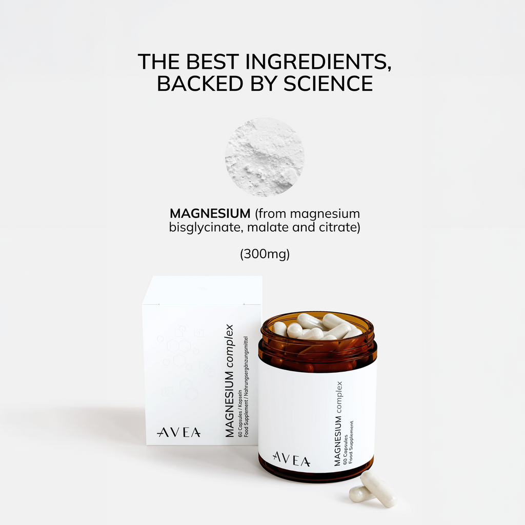 Unlock Your Vitality with AVEA Magnesium Complex - 300 mg of Essential Magnesium for Optimal Health
